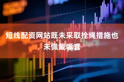 短线配资网站既未采取拴绳措施也未佩戴嘴套